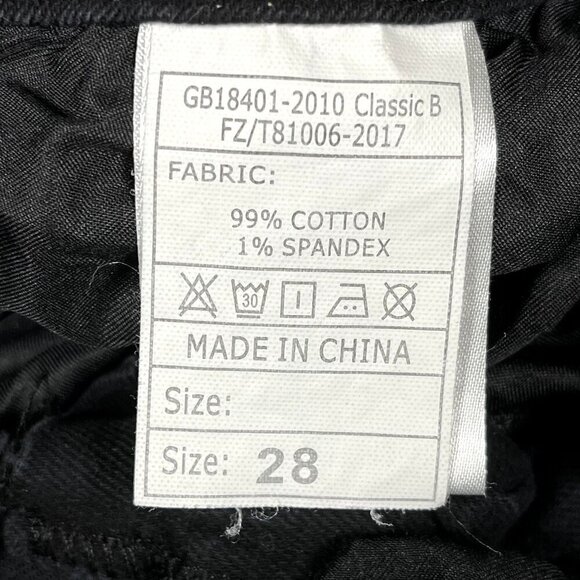 Enrica Black and Yellow Multi Zipper Jeans Size 28 (28 x 30) - Picture 3 of 6